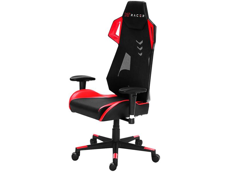 Cadeira Gamer XT Racer Reclinável - Preta e Vermelha Armor Series